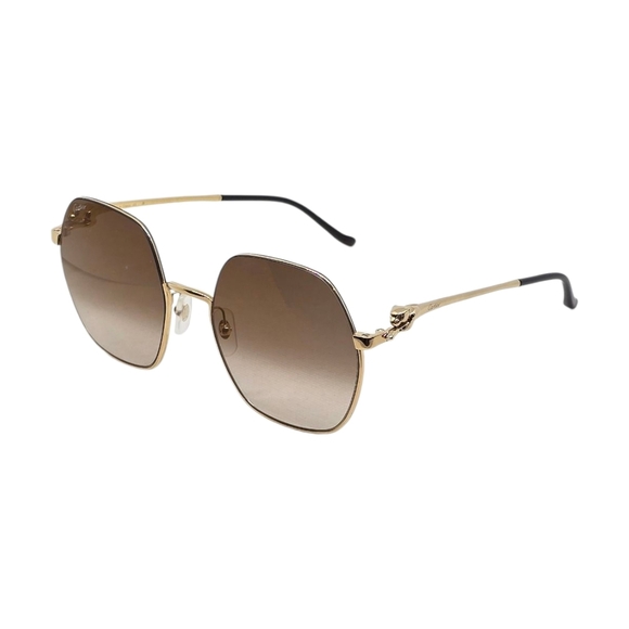 Cartier Brown and Gold Women\'s Sunglasses 100% AUTHENTIC main image 4